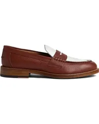 Dsquared2 Loafer in Colour-Block-Optik Braun