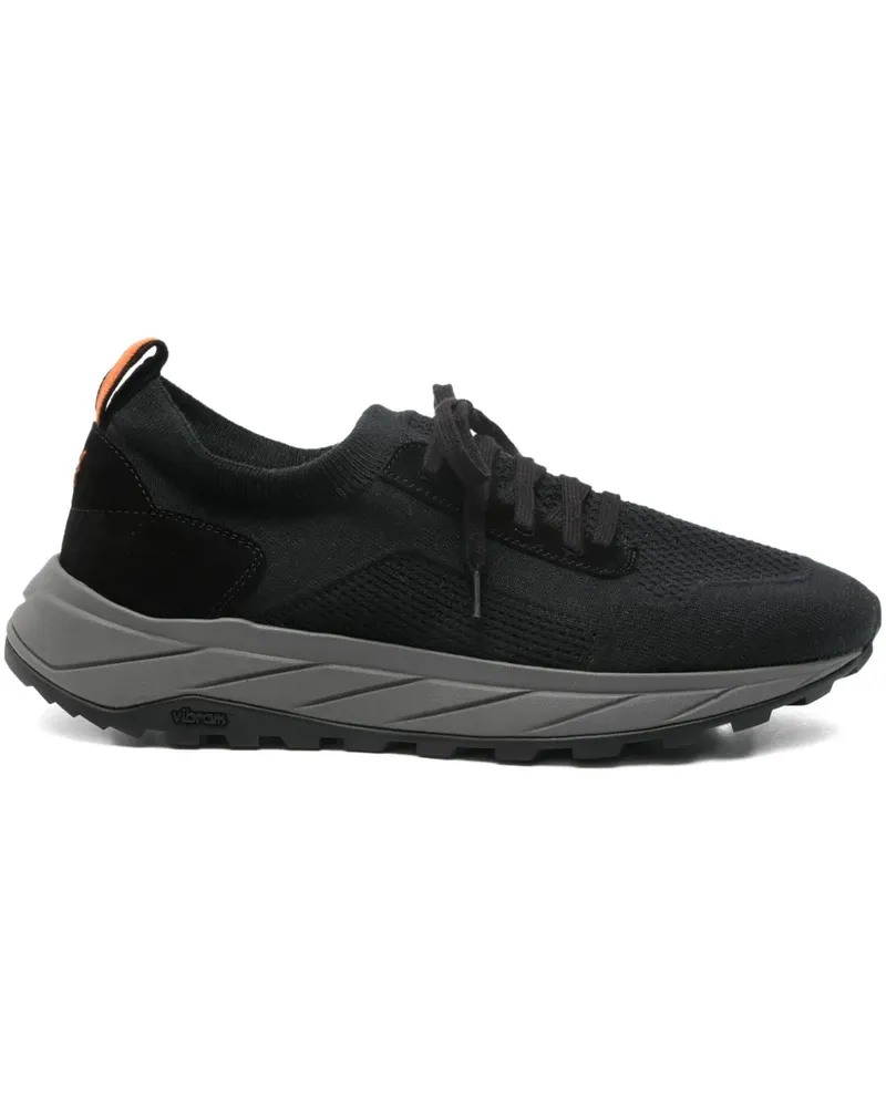 Henderson Apollo leather sneakers - Schwarz Schwarz