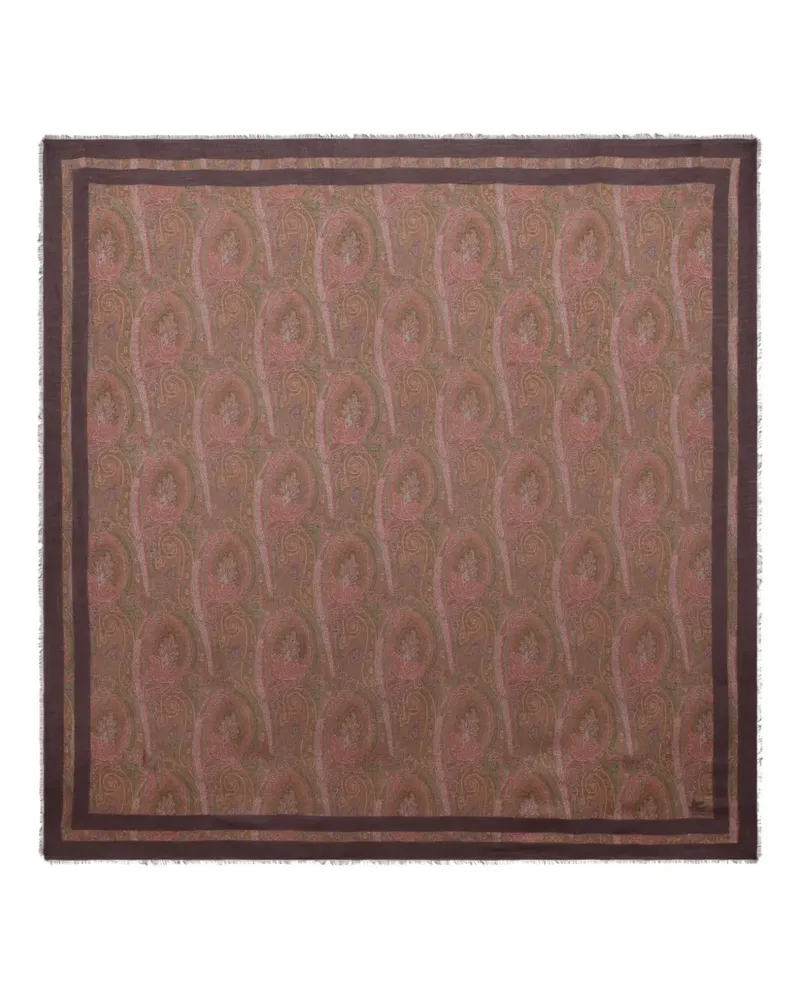 Etro cashmere-blend scarf - Braun Braun