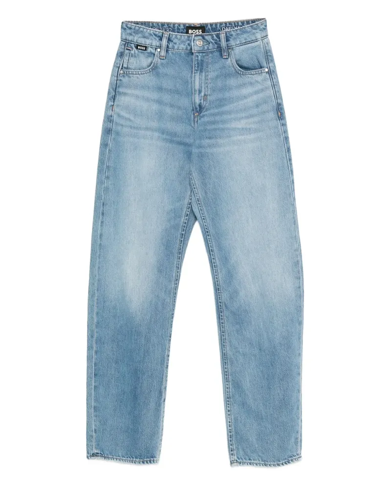 HUGO BOSS Jeans mit Logo-Patch - Blau Blau