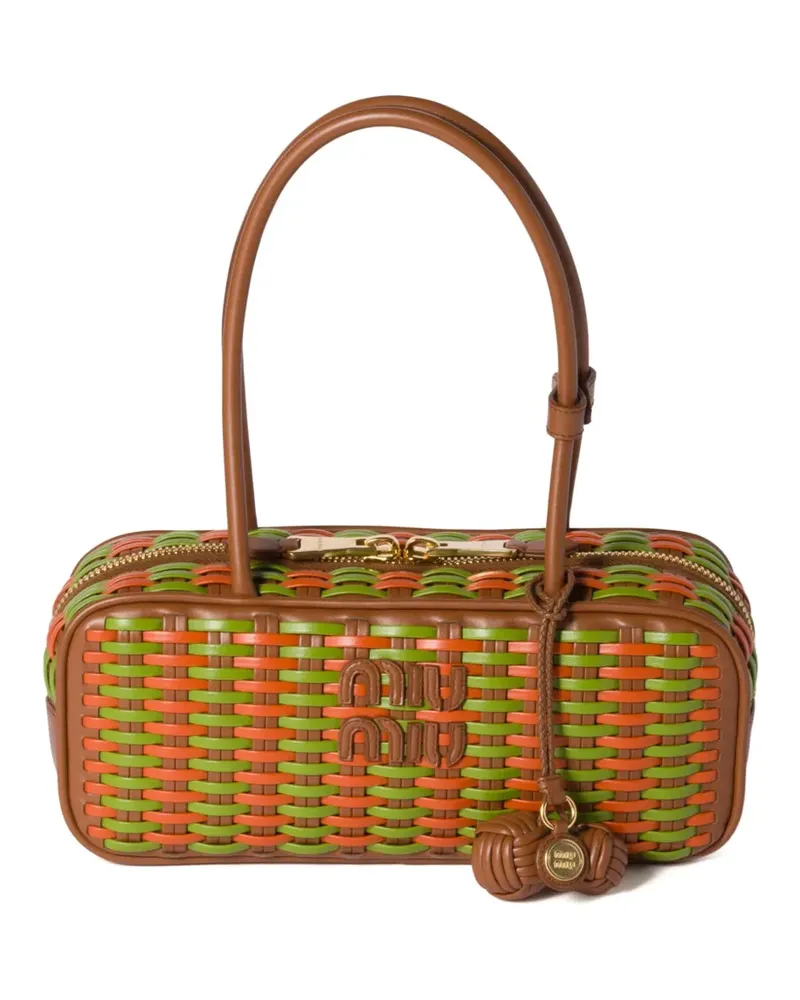Miu Miu Beau Tote Bag - Braun Braun