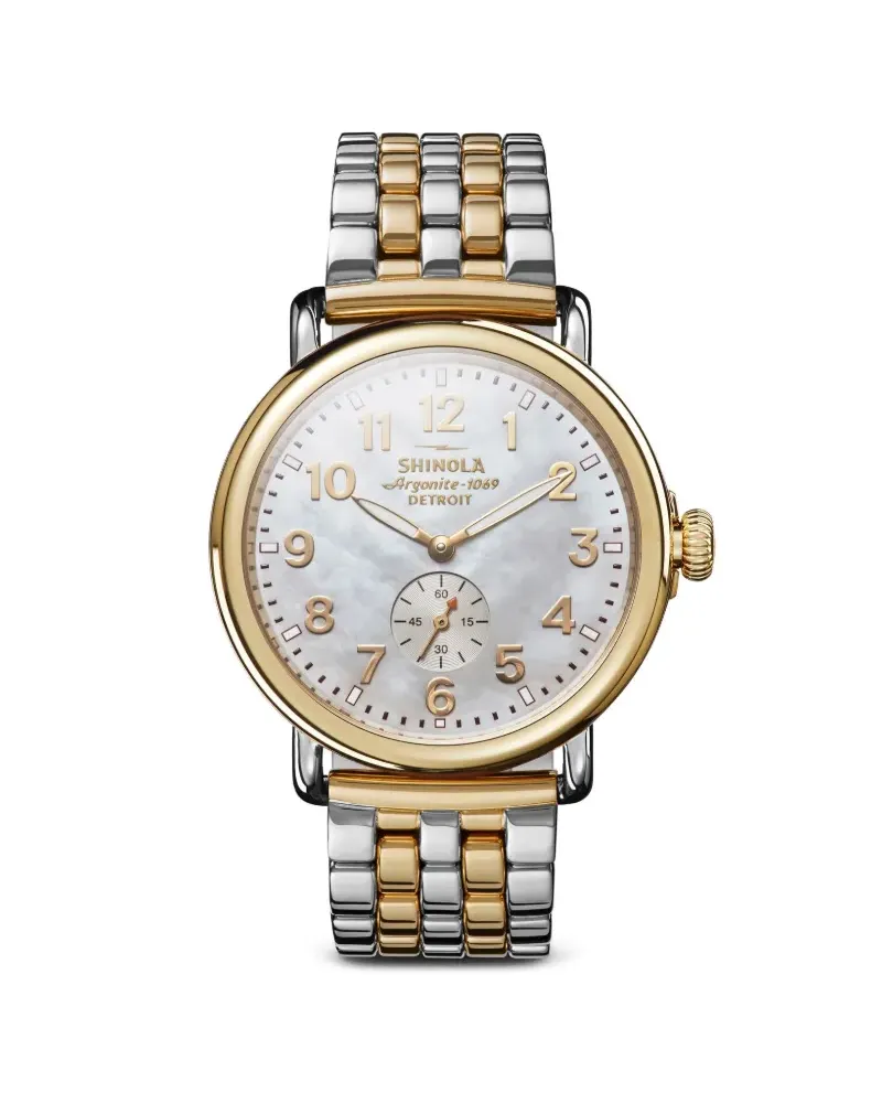 SHINOLA The Runwell 41mm - Nude Nude