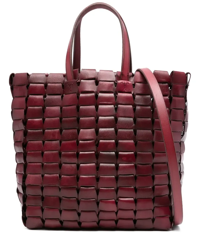 Dragon Diffusion Gewebte Handtasche - Rot Rot