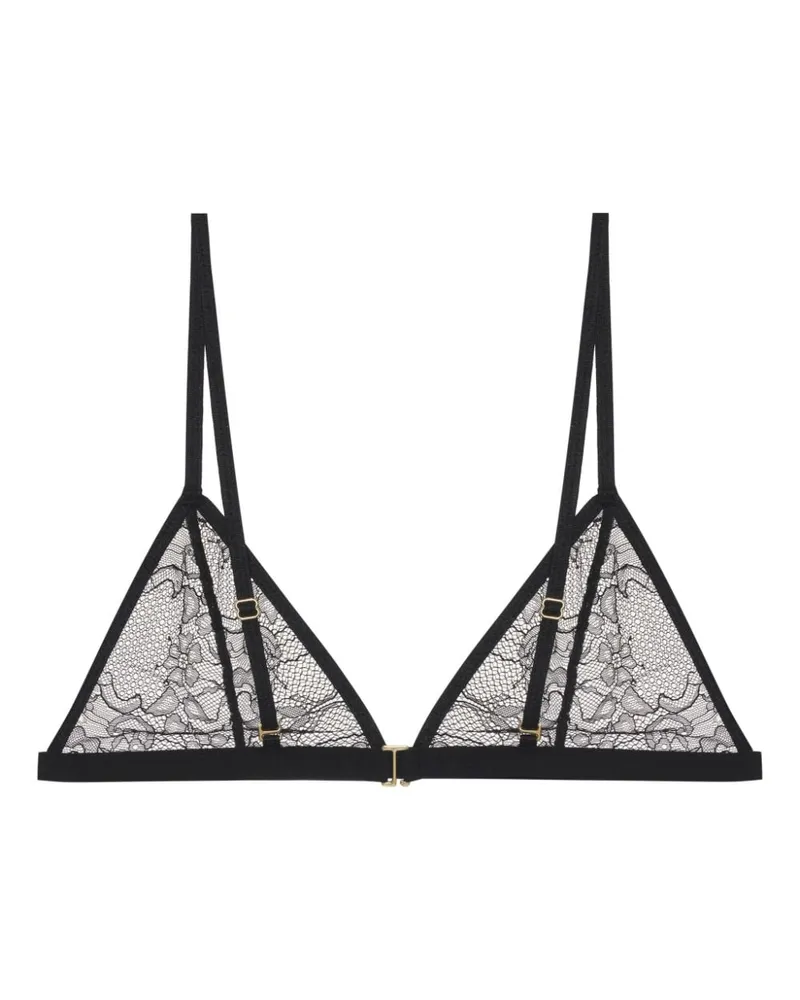 Anine Bing Eileen Triangel-BH aus Spitze - Schwarz Schwarz