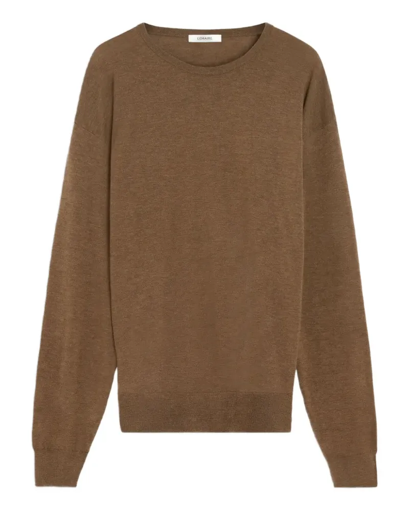 Christophe Lemaire Pullover mit rundem Ausschnitt - Braun Braun