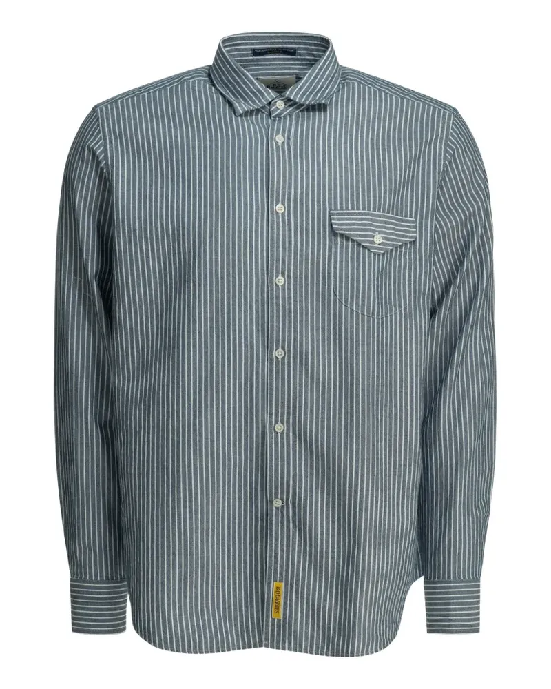 B.D. Baggies Bradford striped cotton shirt - Blau Blau