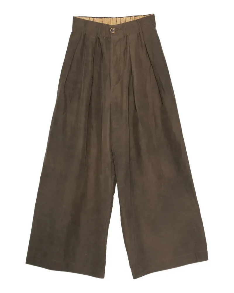 Uma Wang Poetic wide-leg trousers - Braun Braun