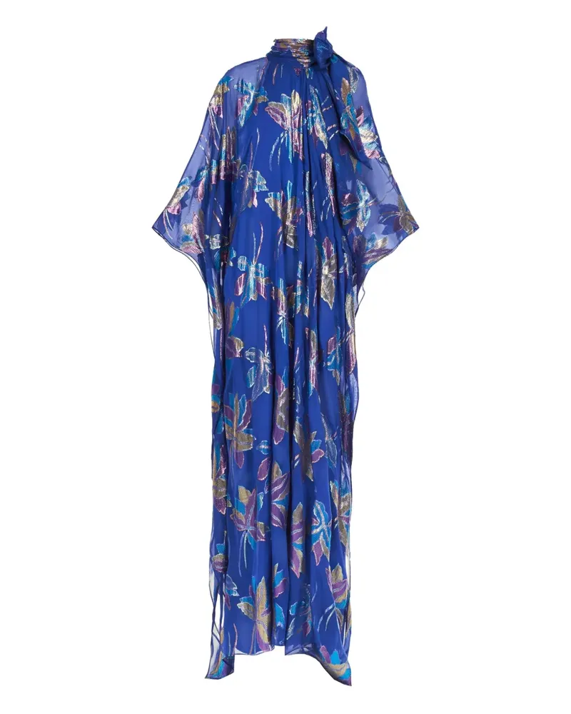 Taller Marmo Stevie Maxi-Kaftan mit Schleife - Blau Blau