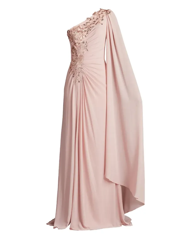 Tadashi Shoji Asymmetrisches Abendkleid - Rosa Rosa