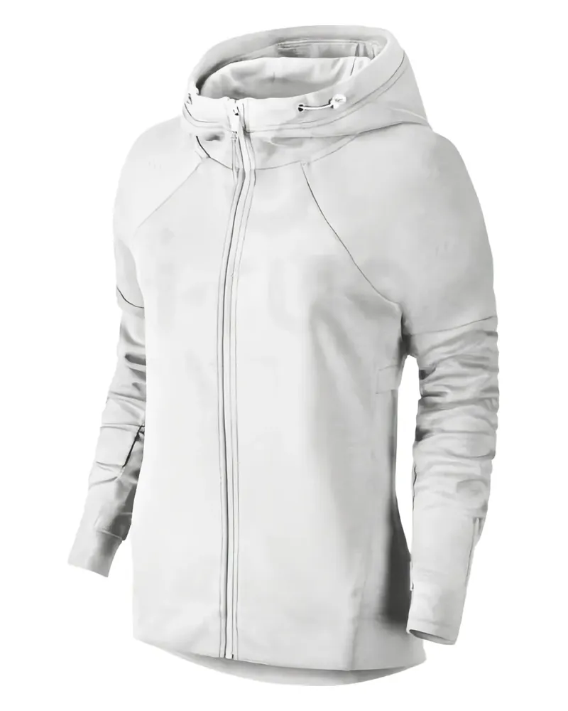 Nike Kapuzenjacke mit Reißverschluss - Grau Grau