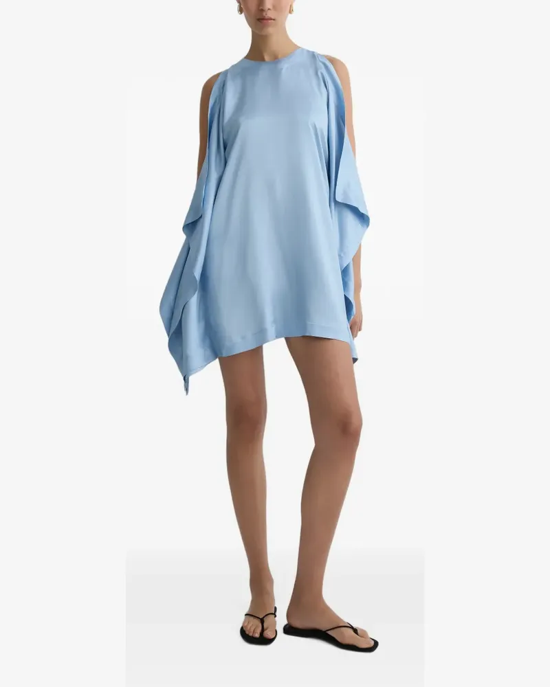 BONDI BORN Como Waterfall Minikleid - Blau Blau
