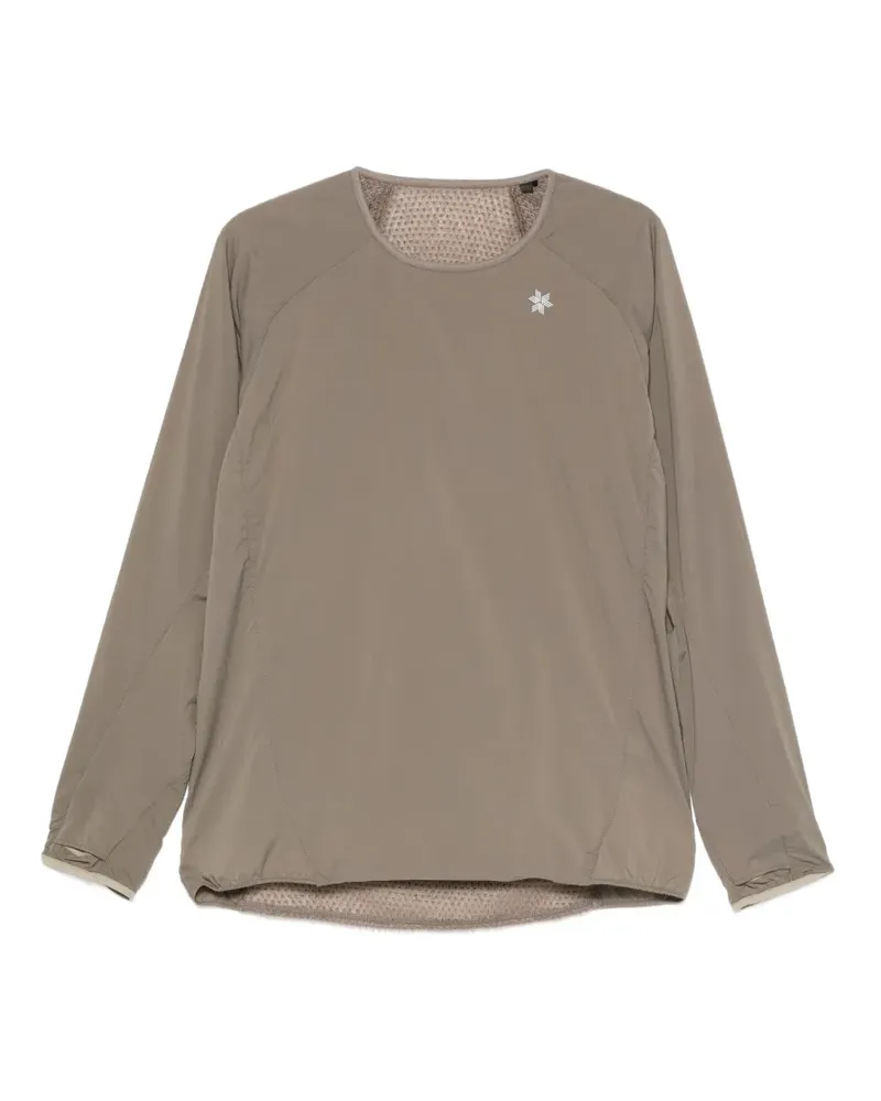 Goldwin Pullover mit Logo-Print - Grün Grün