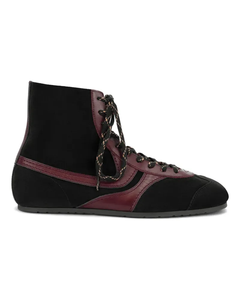 Dries van Noten High-Top-Sneakers - Schwarz Schwarz