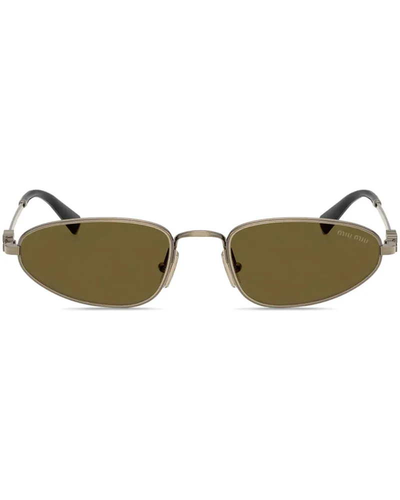Miu Miu Runway Sonnenbrille - Gold Gold