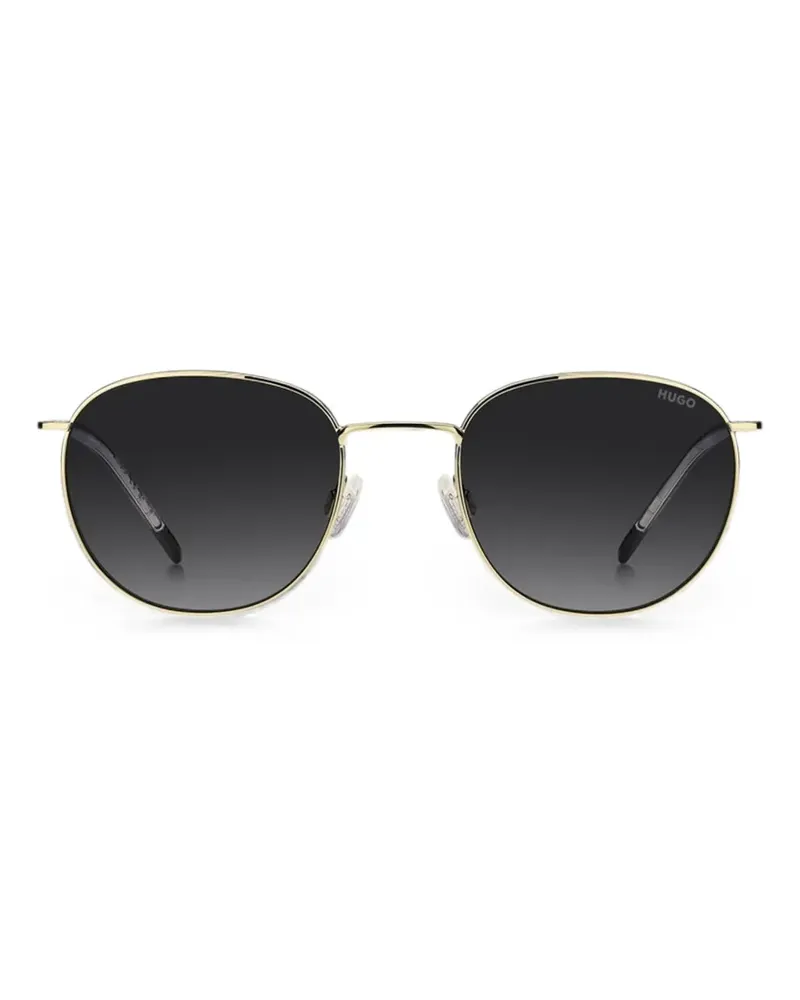 HUGO BOSS geometric-frame sunglasses - Gold Gold