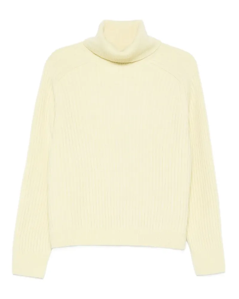 Marc O'Polo Gerippter Rollkragenpullover - Gelb Gelb