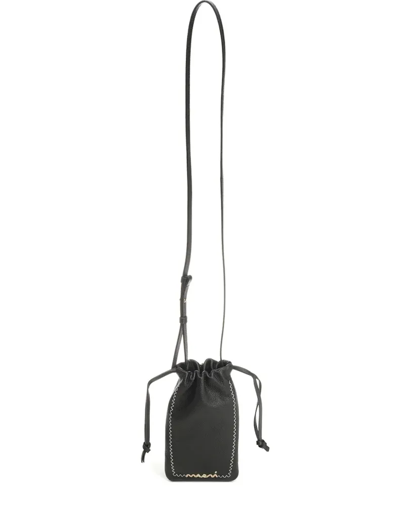 Marni Mini-Tasche mit Kordelzug - Schwarz Schwarz