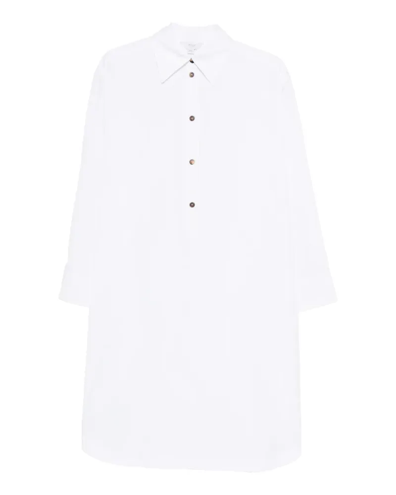 Malo button midi dress - Weiß Weiß