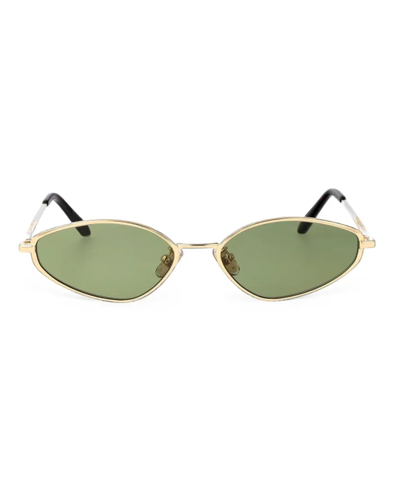 RETROSUPERFUTURE Zyra geometric-frame sunglasses - Gold Gold