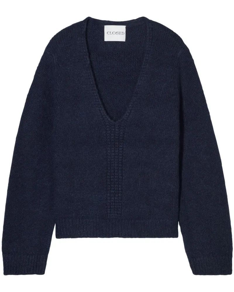 Closed Pullover mit V-Ausschnitt - Blau Blau