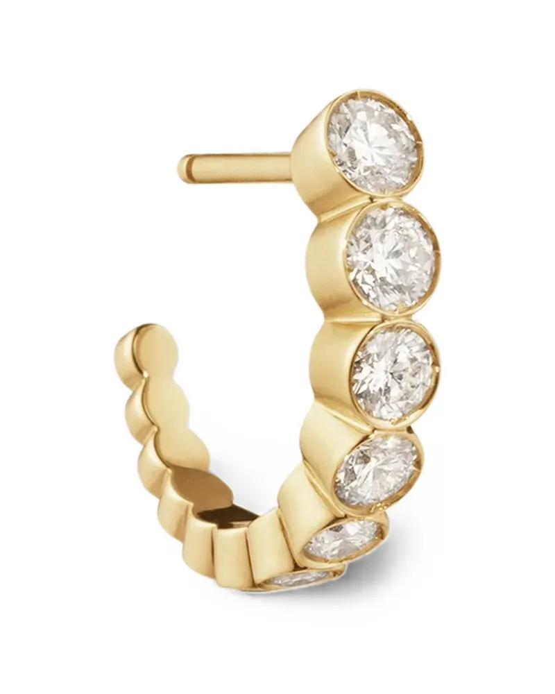 Sophie Bille Brahe Boucle Ohrring mit Diamant - Gold Gold
