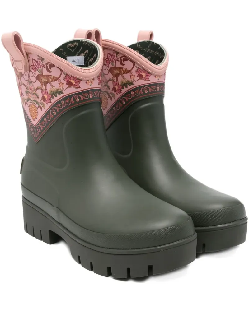 Barbour x Farm Rio Thais Regenstiefel - Grün Grün