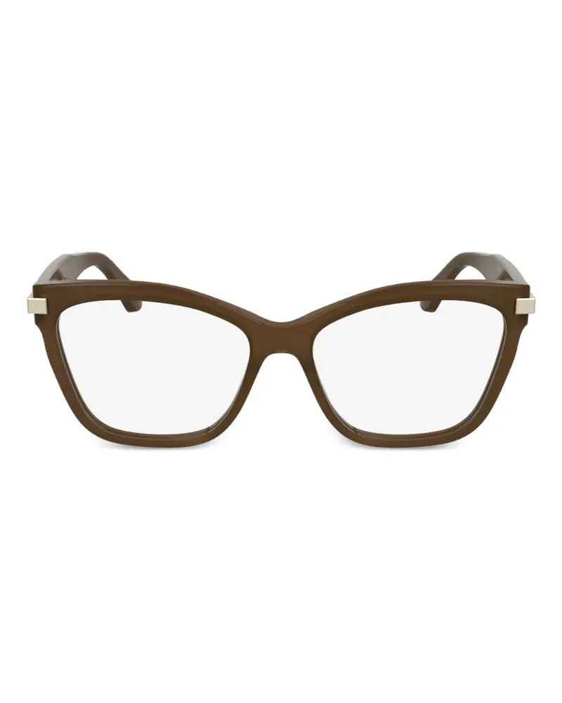 Calvin Klein Brille mit geometrischem Gestell - Rosa Rosa