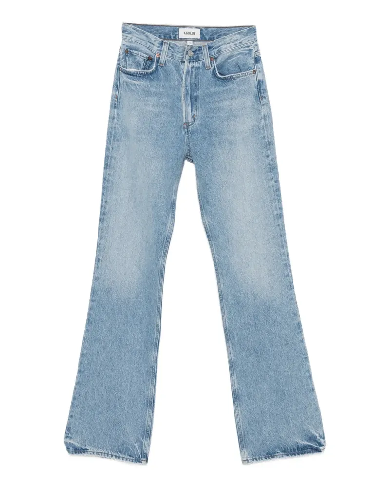 AGOLDE Ausgestellte Leena Jeans - Blau Blau