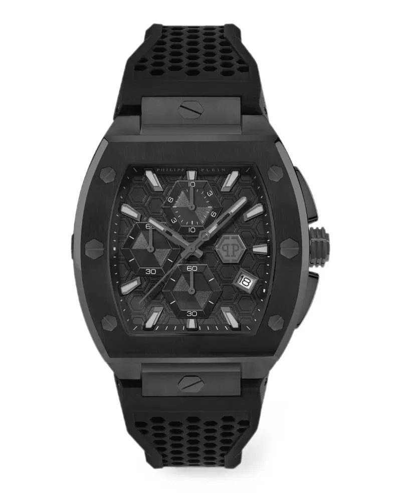 Philipp Plein The Hexagon Phantom Armbanduhr 44mm - Schwarz Schwarz