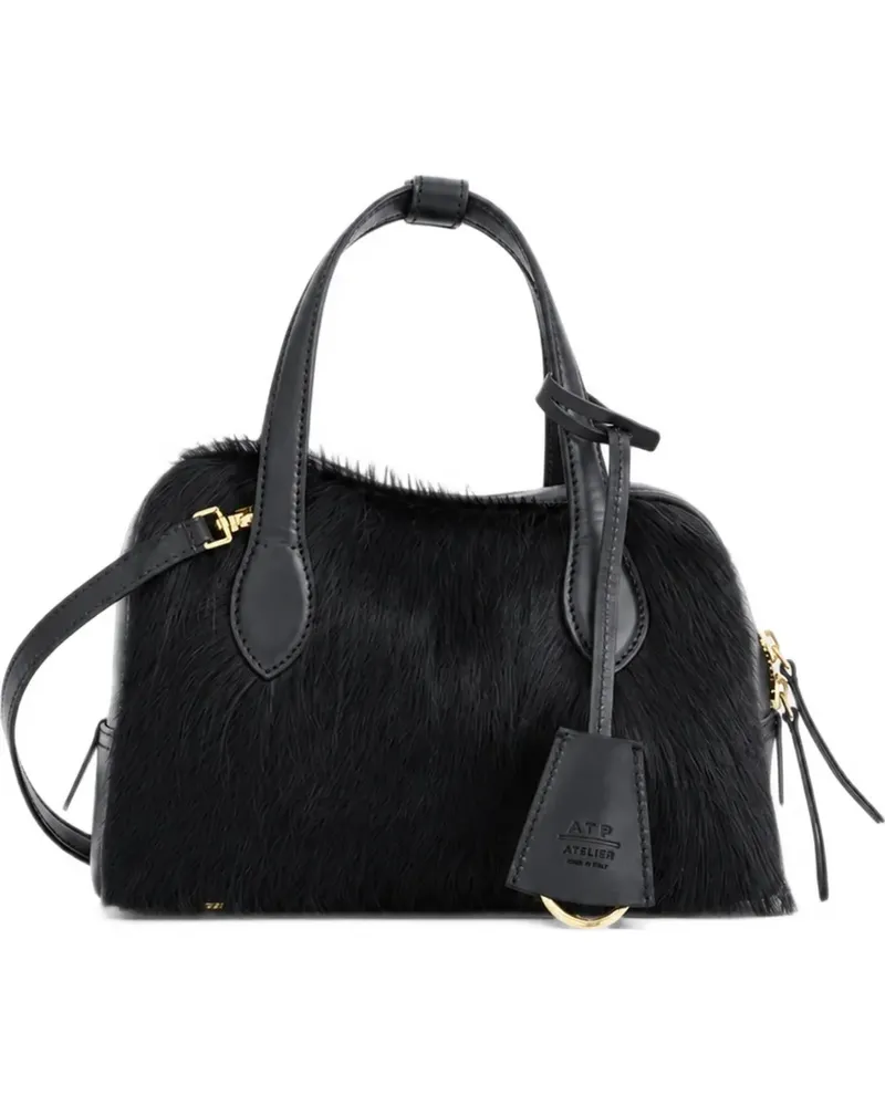 ATP Atelier Ormelle calf hair tote bag - Schwarz Schwarz