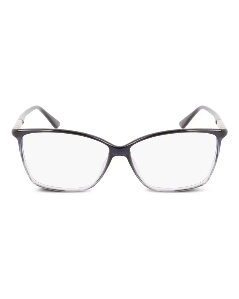 Calvin Klein Eckige Brille mit Ombré-Effekt - Blau Blau