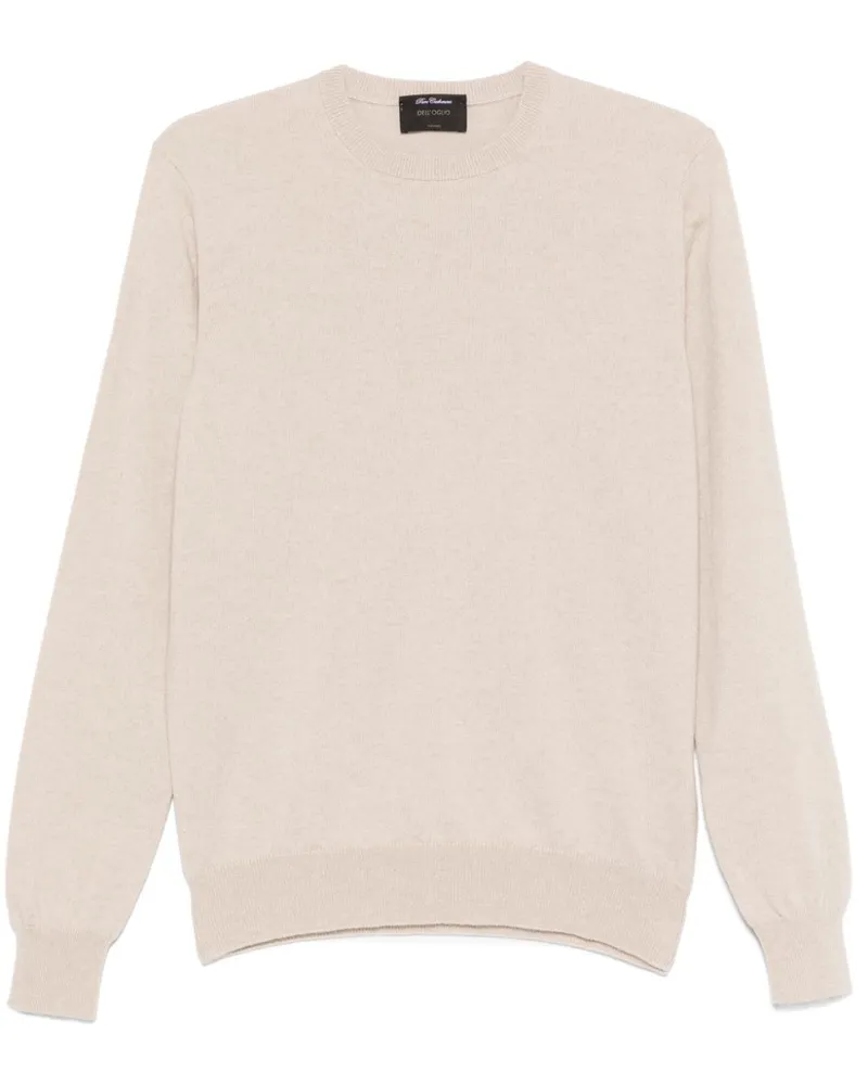 Dell'oglio Klassischer Kaschmirpullover - Nude Nude