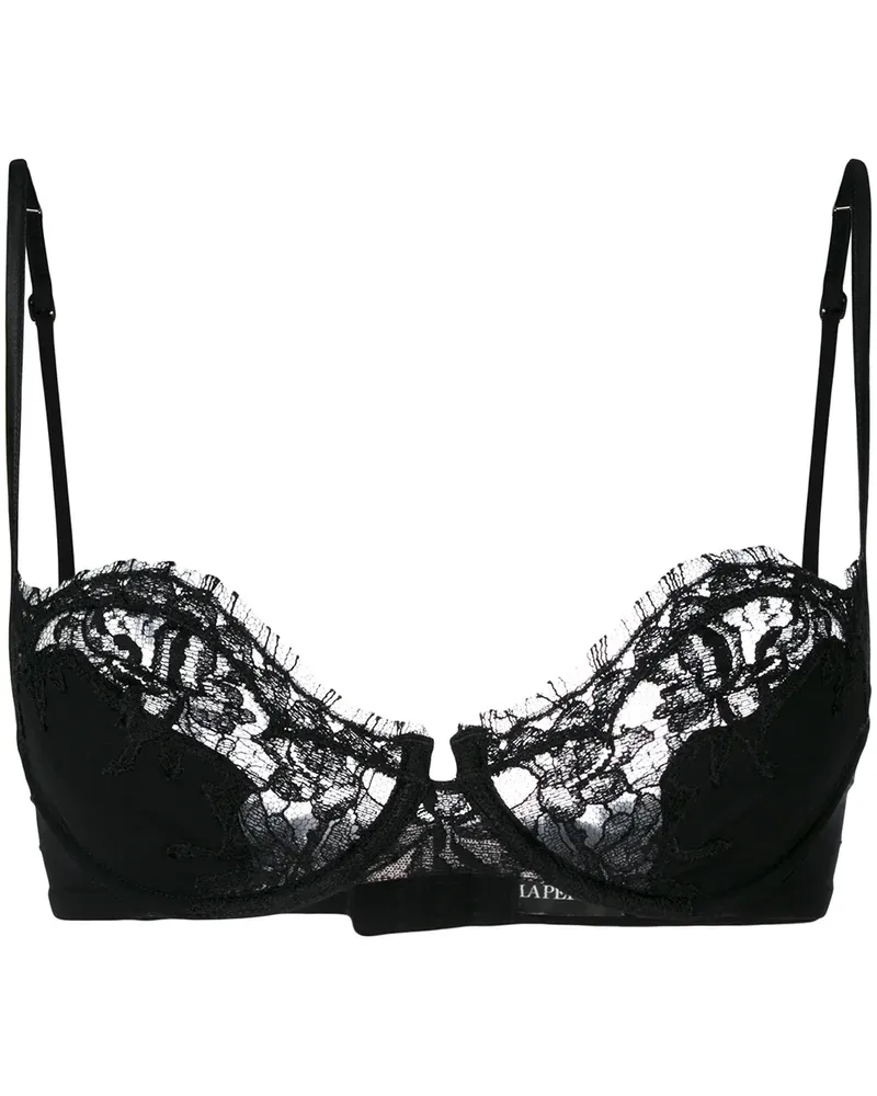 La Perla Lace Story' Balconette-BH mit Spitze - Schwarz Schwarz