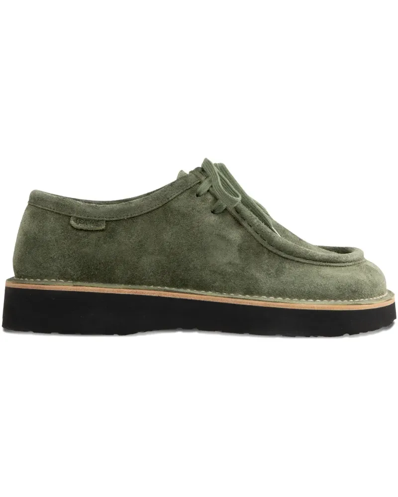 Loewe Derby-Schuhe aus Wildleder - Grün Grün
