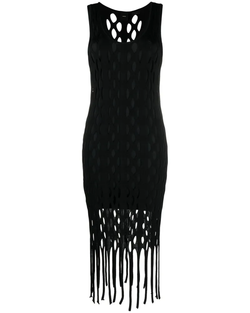 Pinko Kill Bill Maxikleid - Schwarz Schwarz