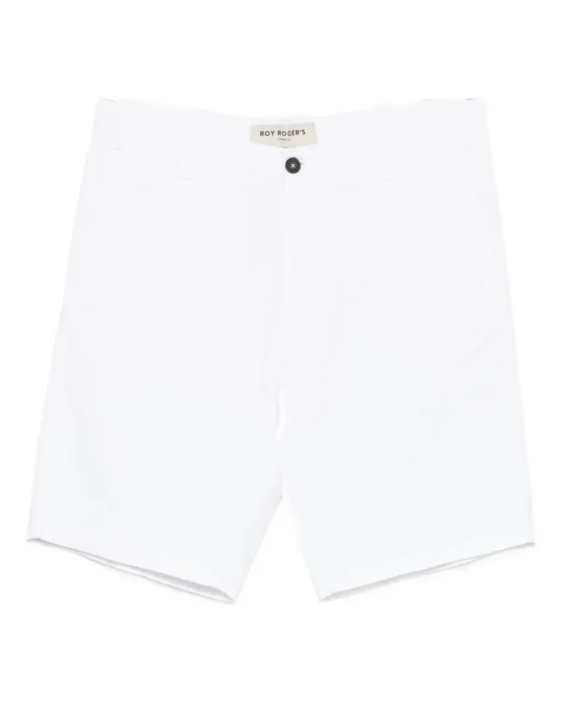Roy Roger's logo-patch shorts - Weiß Weiß