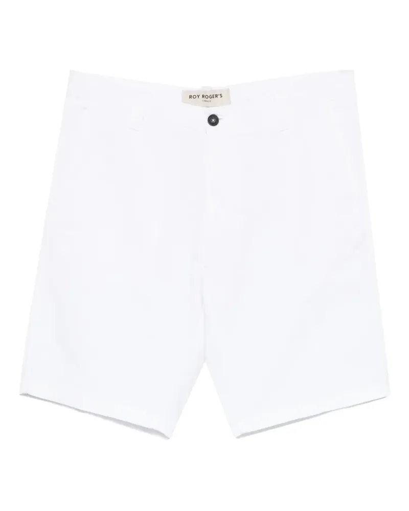 Roy Roger's logo-patch shorts - Weiß Weiß