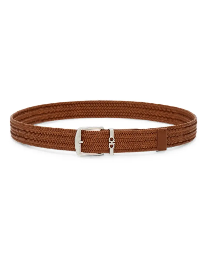 Ferragamo woven belt - Braun Braun