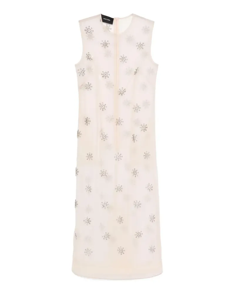 Simone Rocha Minikleid mit Kristallen - Rosa Rosa