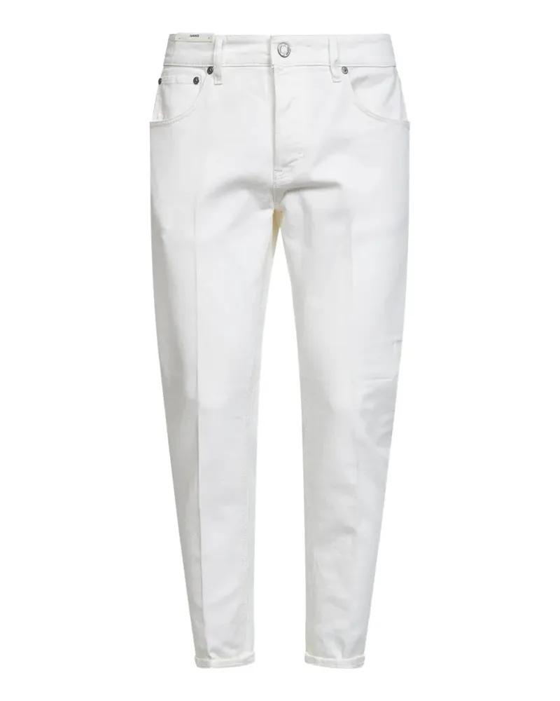 PT TORINO Jeans mit Logo-Patch - Weiß Weiß
