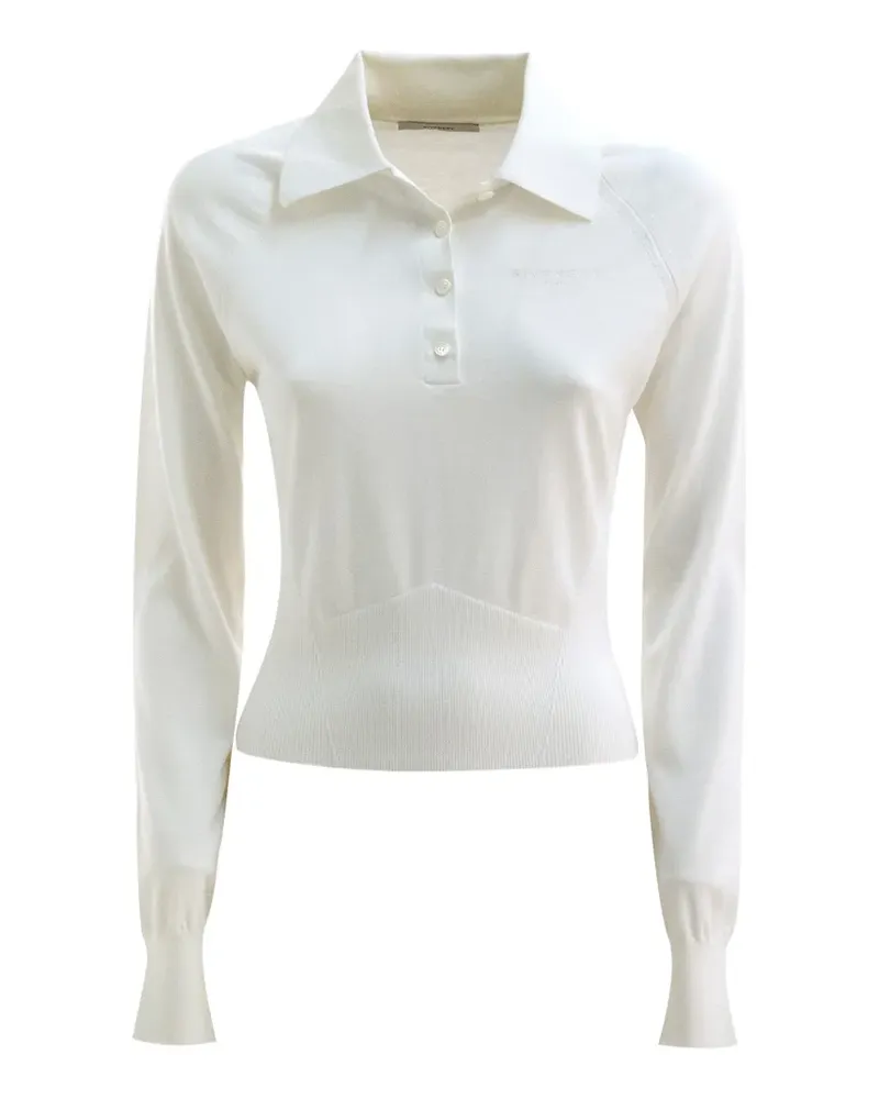 Givenchy polo in cotton and silk - Weiß Weiß