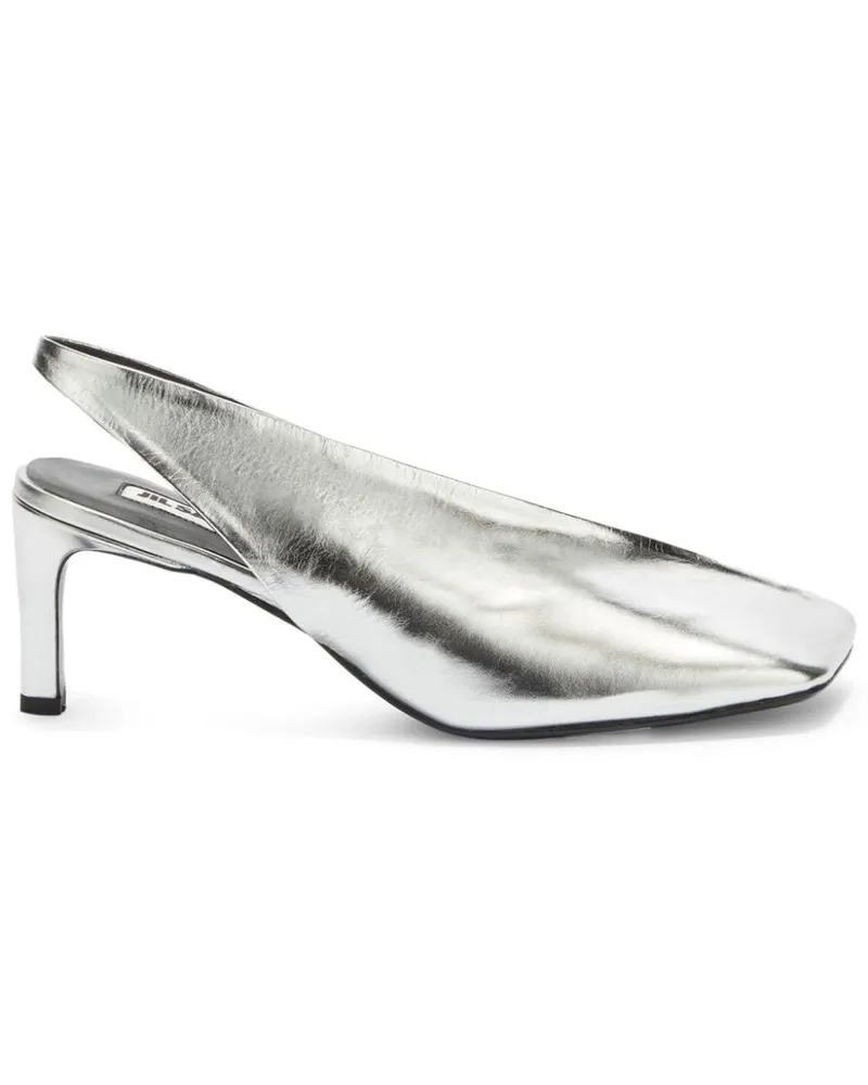 Jil Sander Pumps mit eckiger Kappe 70mm - Grau Grau
