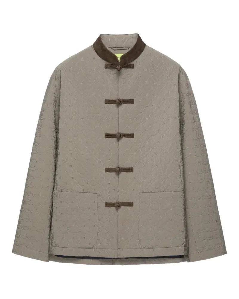 Shanghai Tang Tang quilted padded jacket - Grau Grau