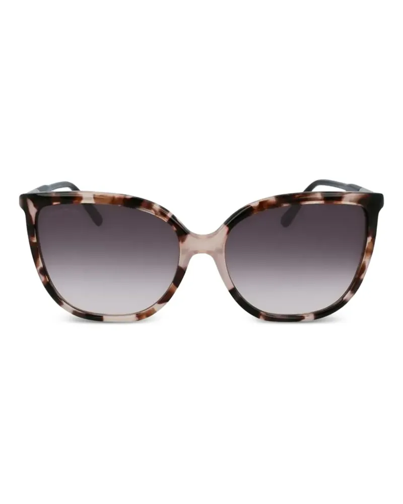 Lacoste Sonnenbrille mit Cat-Eye-Gestell - Rosa Rosa