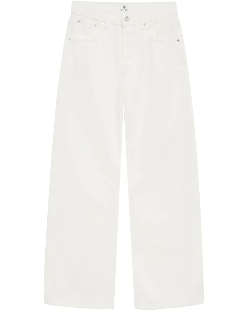 Anine Bing Jeans mit geradem Bein - Weiß Weiß