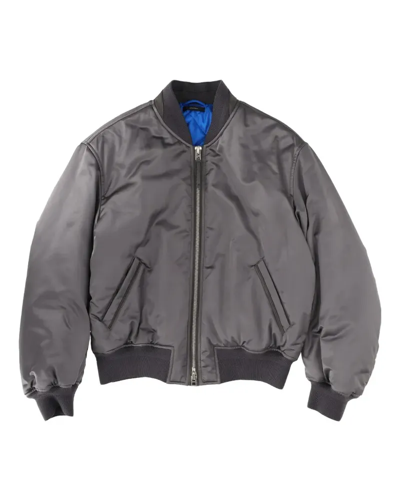 Tom Ford zip-up silk bomber jacket - Grau Grau