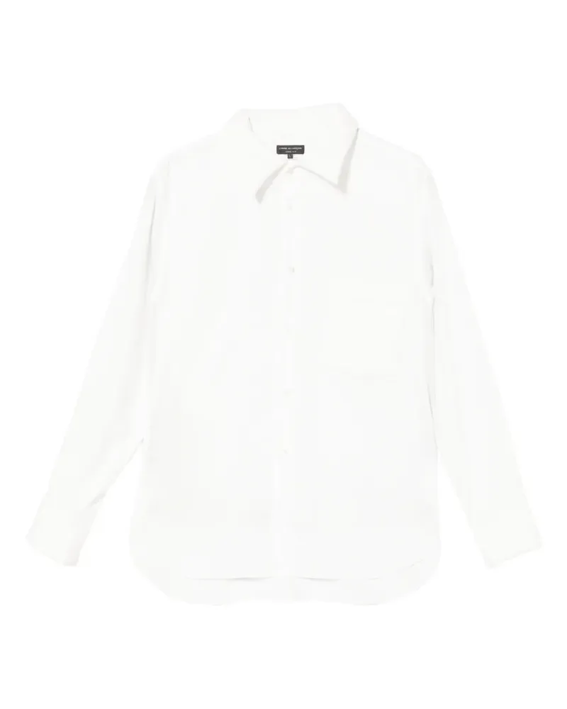 Comme des Garçons Hemd mit gepolsterter Tasche - Weiß Weiß