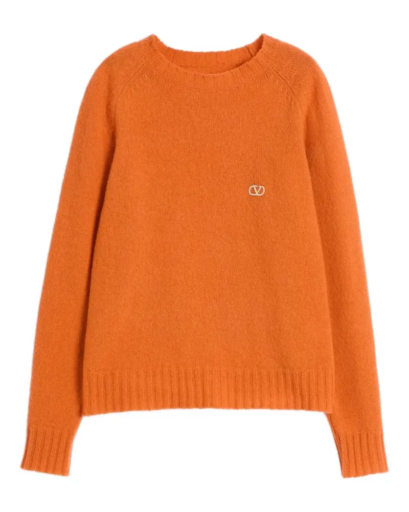 Valentino Garavani Pullover mit VLogo Signature - Orange Orange