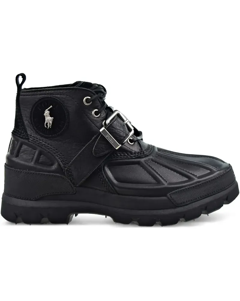 Ralph Lauren Stiefel mit Schnalle - Schwarz Schwarz