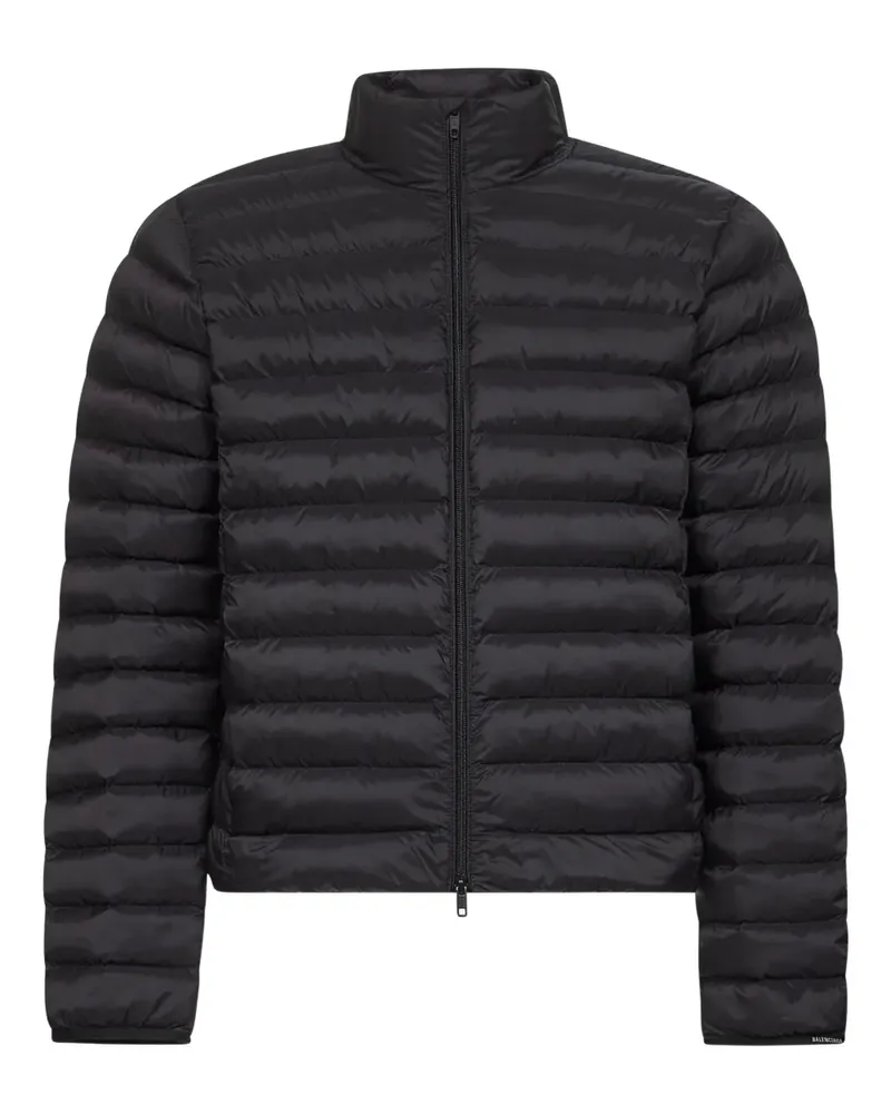 Balenciaga Wattierte Jacke mit Stehkragen - Schwarz Schwarz